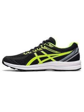 Zapatilla Asics Braid Negro Fosforito Hombre