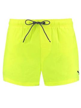 Bañador Puma Basico Amarillo Neon Hombre