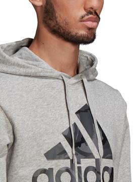 Sudadera Adidas Camo Gris Hombre
