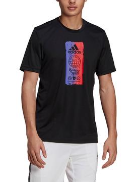 Camiseta Adidas Tecnica Negro Hombre
