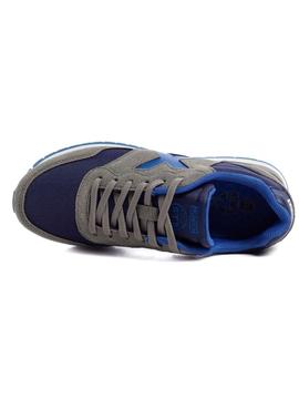 Zapatilla Munich Dash Gris/Azul Niño