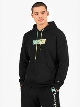 Sudadera Champion Negra Hombre